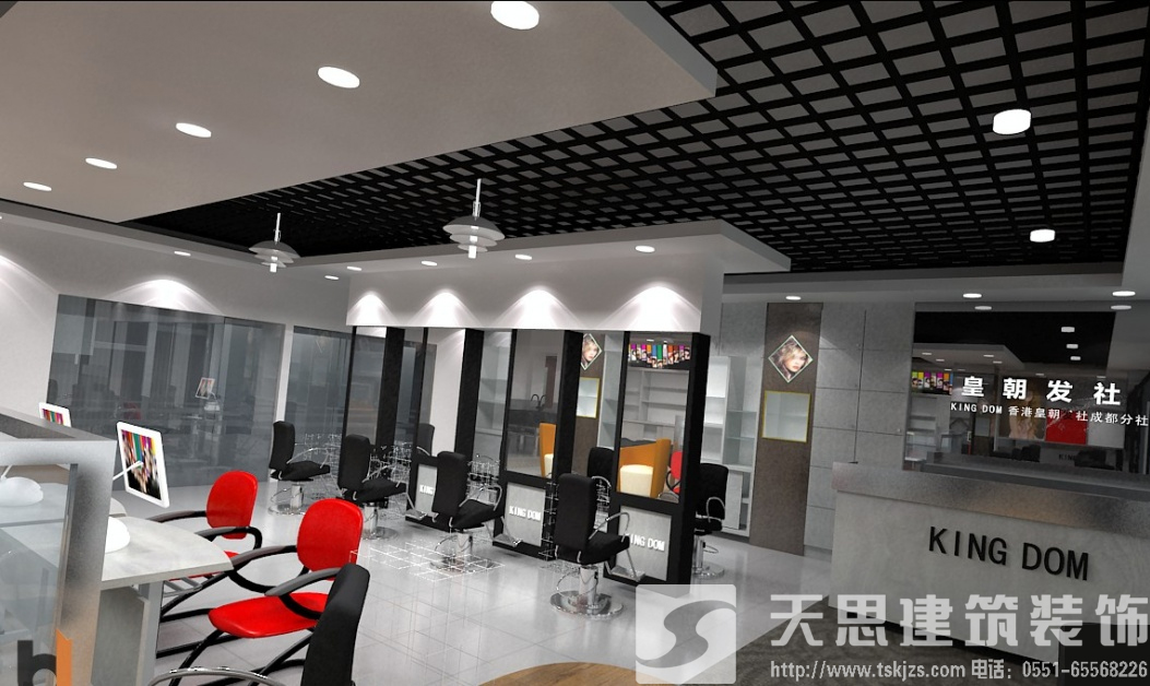 時(shí)尚理發(fā)店裝修設(shè)計(jì)客滿(mǎn)為患不是夢(mèng)